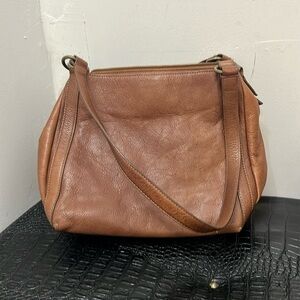 Vintage, brown, fossil purse, genuine leather